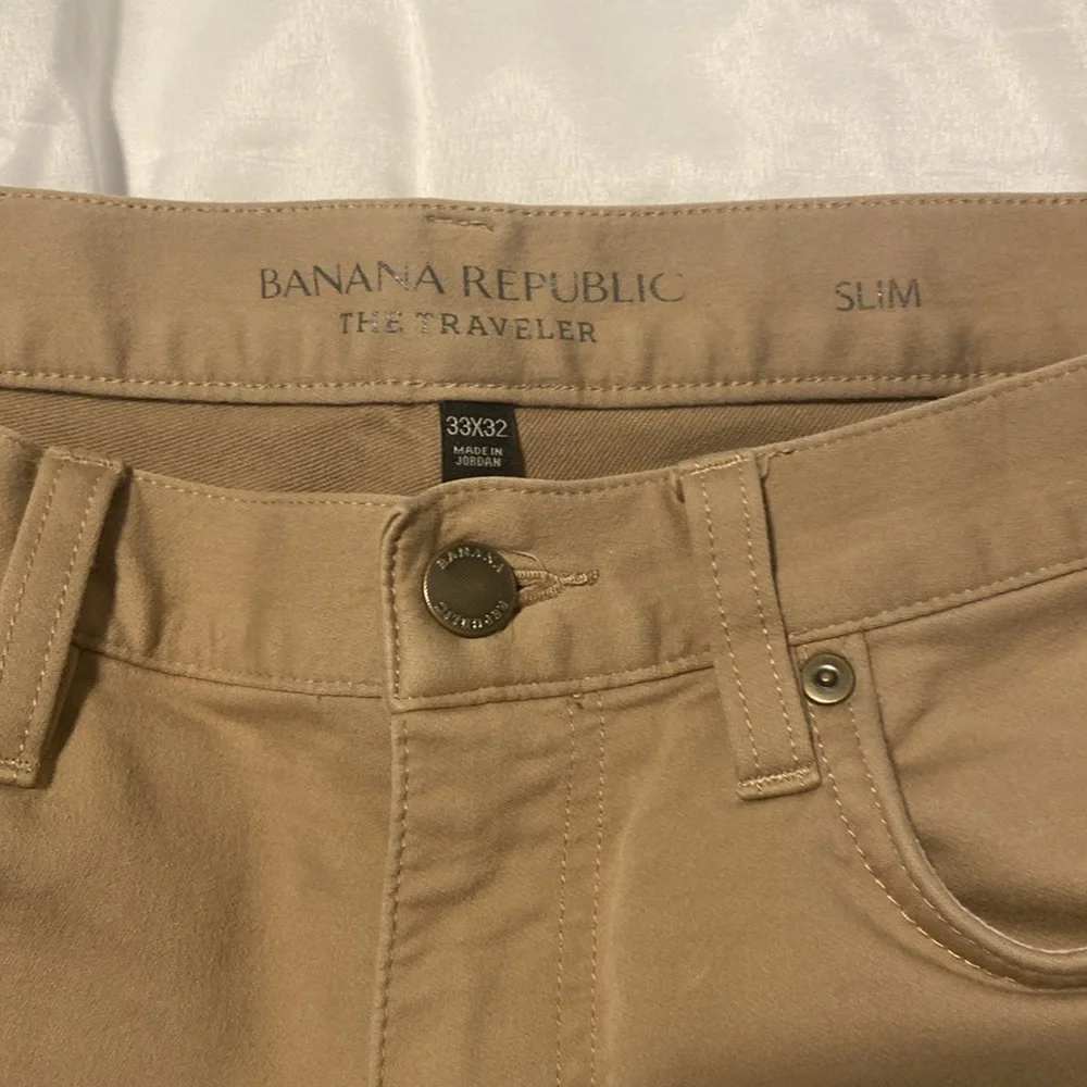 Banana Republic slim khakis - Picture 4 of 4
